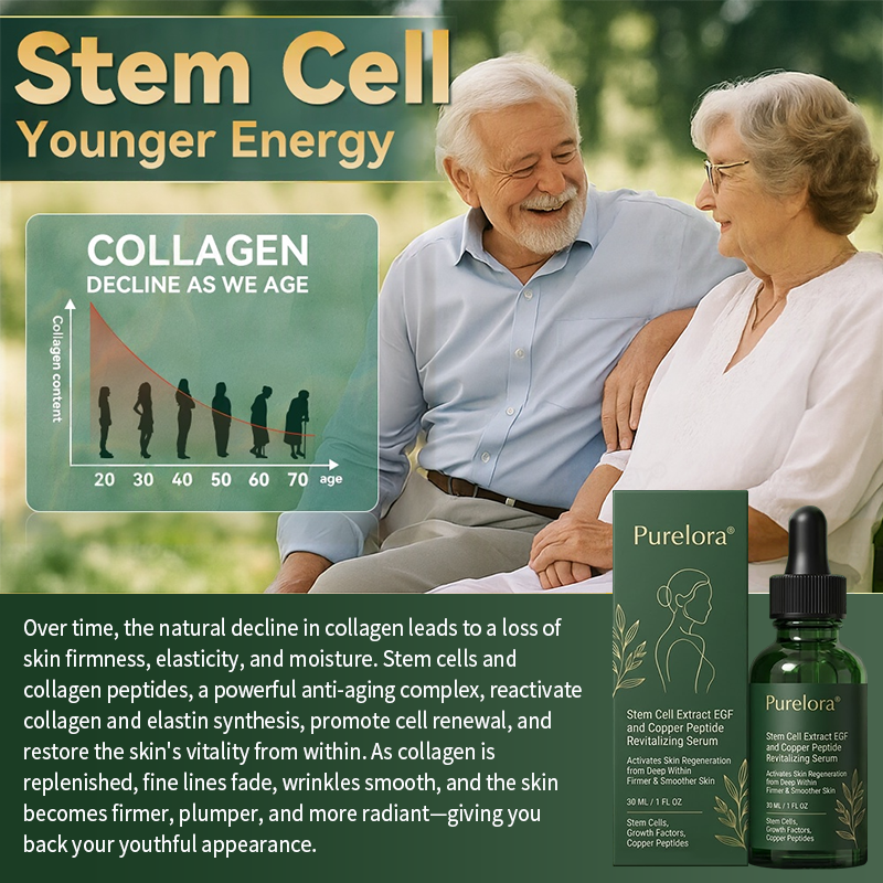 šChange from the inside out | PureloraĀ® Stem CellāDerived EGF & Copper Peptide Activating Serum (Deeply activates skin renewal from within for firmer, smoother-looking skin)