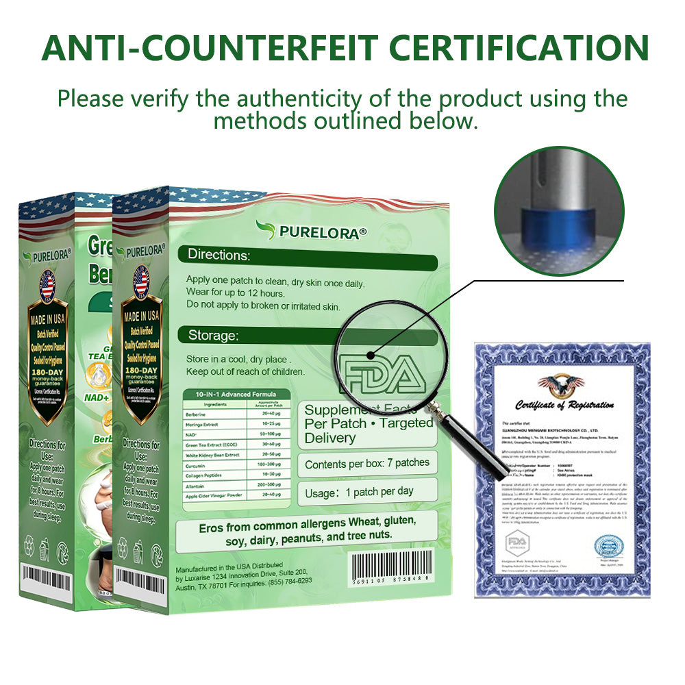 🍀𝑷𝒖𝒓𝒆𝒍𝒐𝒓𝒂® 𝑺𝒍𝒊𝒎 & 𝑭𝒊𝒓𝒎 𝑵𝒂𝒏𝒐 𝑴𝒊𝒄𝒓𝒐𝒏𝒆𝒆𝒅𝒍𝒆 𝑷𝒂𝒕𝒄𝒉- 𝒘𝒊𝒕𝒉 𝑮𝑯𝑲-𝑪𝒖 𝑷𝒆𝒑𝒕𝒊𝒅𝒆 · 𝑩𝒆𝒓𝒃𝒆𝒓𝒊𝒏𝒆 · 𝑴𝒐𝒓𝒊𝒏𝒈𝒂 · 𝑵𝑨𝑫⁺ 𝑪𝒐𝒎𝒑𝒍𝒆𝒙 𝐅𝐨𝐫 𝐨𝐛𝐞𝐬𝐢𝐭𝐲, 𝗟𝗼𝗼𝘀𝗲 𝘀𝗸𝗶𝗻,𝐝𝐢𝐚𝐛𝐞𝐭𝐞𝐬, 𝐬𝐥𝐞𝐞𝐩 𝐚𝐩𝐧𝐞𝐚, 𝐣𝐨𝐢𝐧𝐭 𝐢𝐬𝐬𝐮𝐞𝐬, 𝐚𝐧𝐝 𝐦𝐨𝐫𝐞