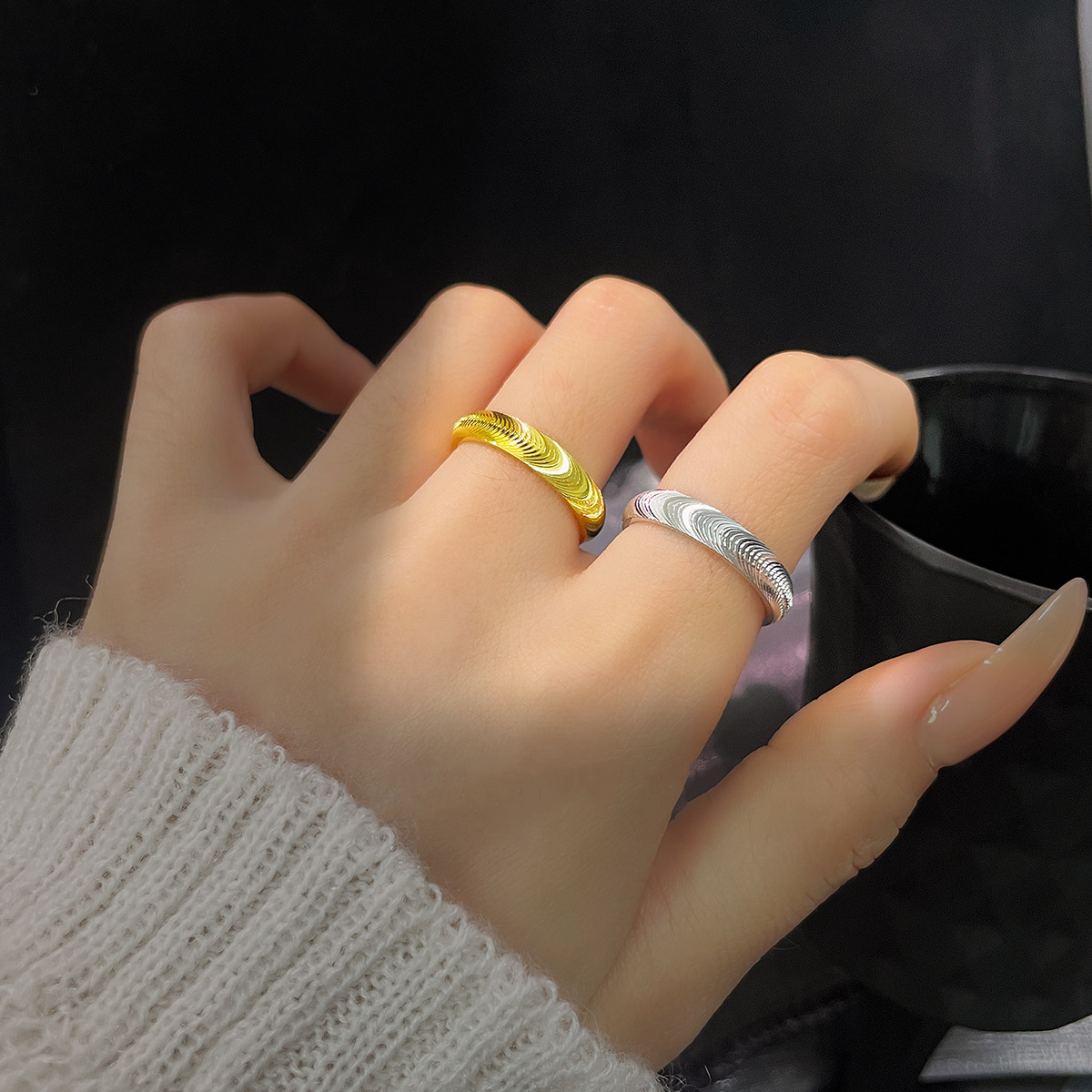 （🔥LAST DAY SALE-80% OFF) DIYSTAR💖𝐂𝐙𝐓𝐈𝐂𝐋𝐄® Lymphatic magnetic therapy cats eye ring