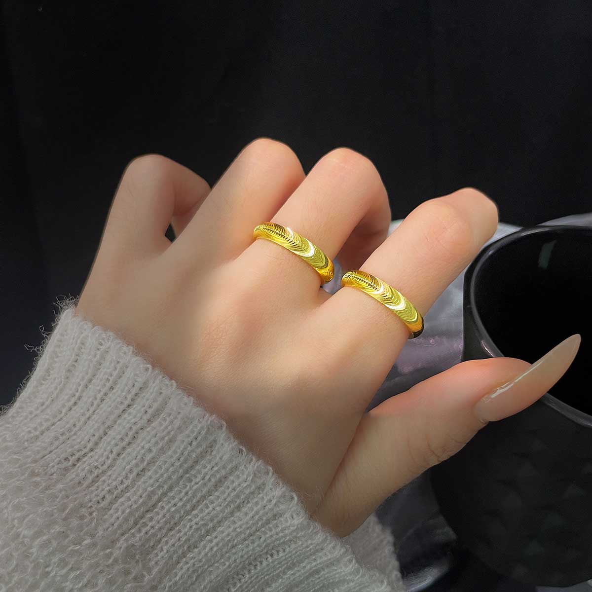 （🔥LAST DAY SALE-80% OFF) DIYSTAR💖𝐂𝐙𝐓𝐈𝐂𝐋𝐄® Lymphatic magnetic therapy cats eye ring