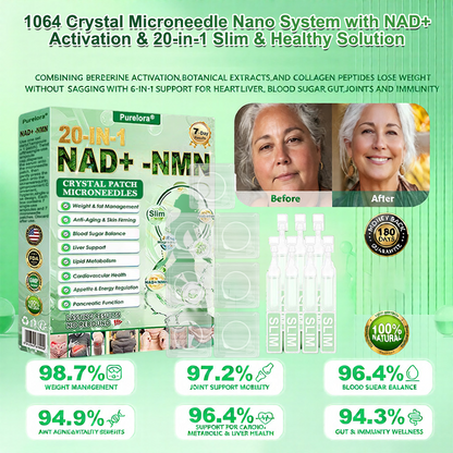 🔥New Releases| Purelora® Crystal Microneedle Nano System with NAD⁺ Activation & 20-in-1 Slim & Healthy Pacth Solution