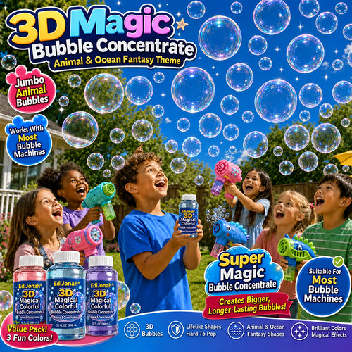 EdiJonah® Super 3D Magical Colorful Bubble Concentrate