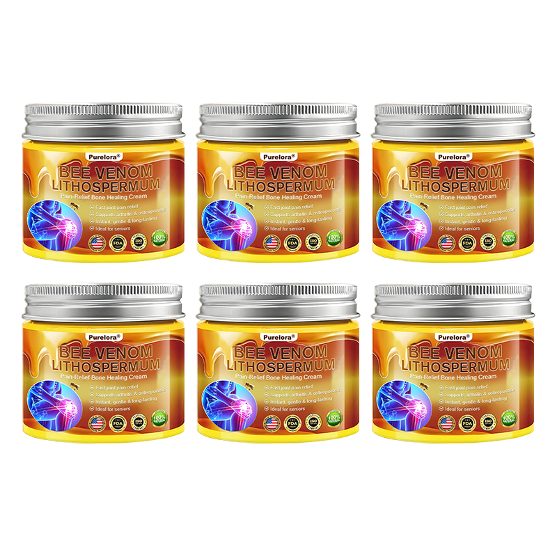 🐝Purelora® Bee Venom & Lithospermum Comfort Cream When Walking, Standing or Sleeping Hurts — Daily Pain Relief & Bone Comfort for Older Adults