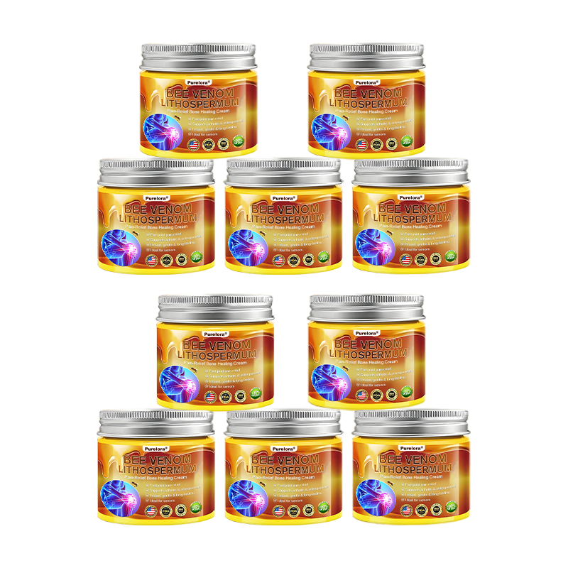 🐝Purelora® Bee Venom & Lithospermum Comfort Cream When Walking, Standing or Sleeping Hurts — Daily Pain Relief & Bone Comfort for Older Adults