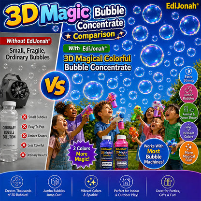 EdiJonah® Super 3D Magical Colorful Bubble Concentrate