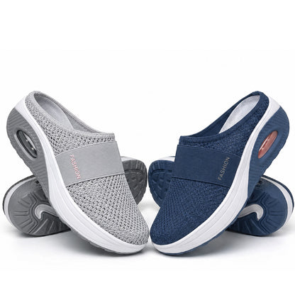 NEW Diabetic Air-Cushion Slip-On Walking Shoes, Orthopedic Diabetic Slippers, with Arch-Support for Women
