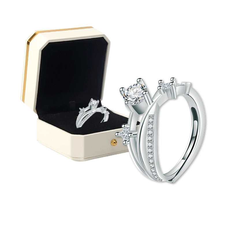 （🔥LAST DAY SALE-80% OFF) 𝐂𝐙𝐓𝐈𝐂𝐋𝐄® Diamond Magnetology Lymphvity Ring