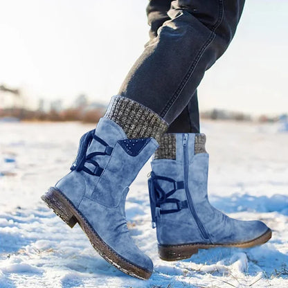🔥Last Day! 50% OFF - PREMIUM Orthopaedic Waterproof Mid-Calf Boots: Easy-Zip Pain Relief Walking Shoes