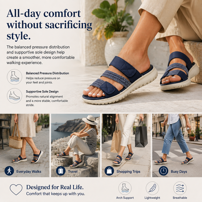 ⏰ LAST DAY: 80% OFF⭐🧍‍♀️ Comfortable Orthopedic Sandals