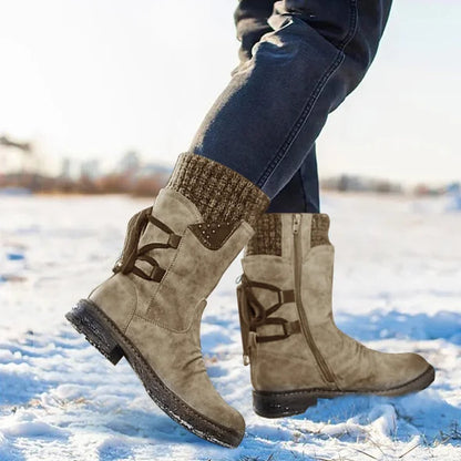 🔥Last Day! 50% OFF - PREMIUM Orthopaedic Waterproof Mid-Calf Boots: Easy-Zip Pain Relief Walking Shoes