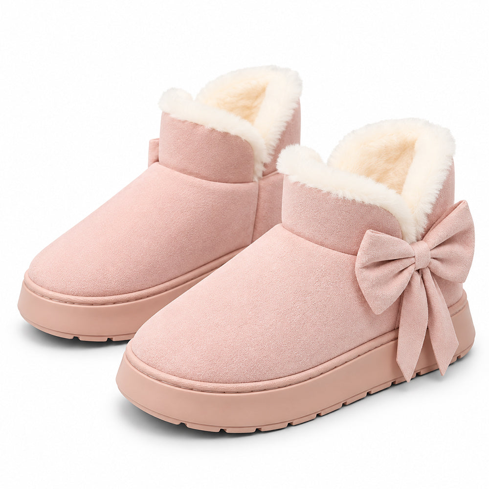 🔥Last Day 50% OFF - Women’s Cute Bow Thick-Lined Warm Orthopedic Shoes