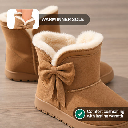 🔥Last Day 50% OFF - Women’s Cute Bow Thick-Lined Warm Orthopedic Shoes