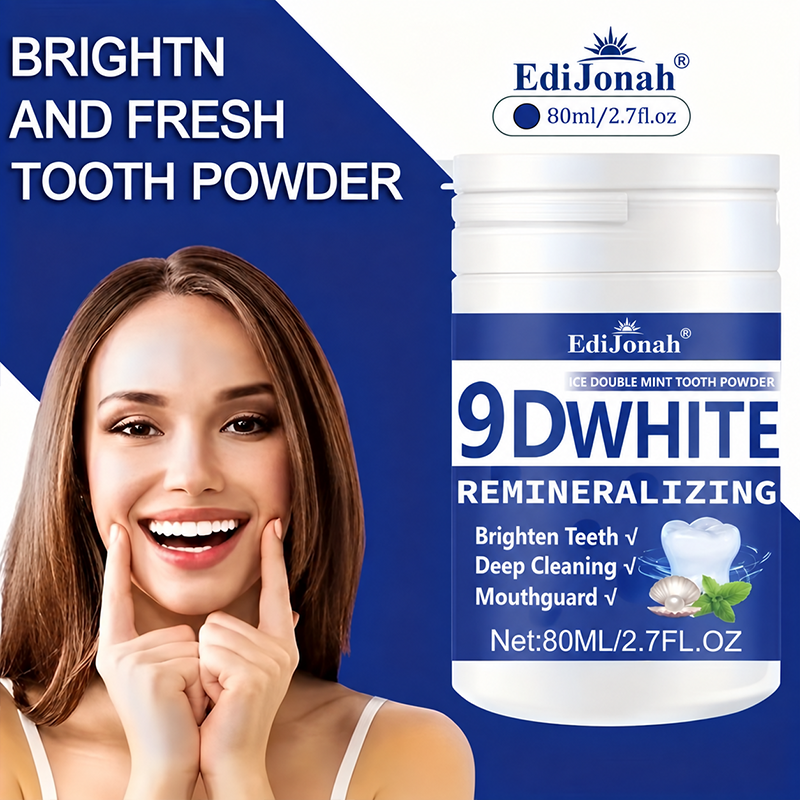 🇺🇸🏅🦷Evolvion® 9D White Remineralizing Hydroxyapatite Tooth Powder, 🛡️Deep Cleaning, Fresh Breath, Ideal for Oral Health & Hygiene Gift for Women Men