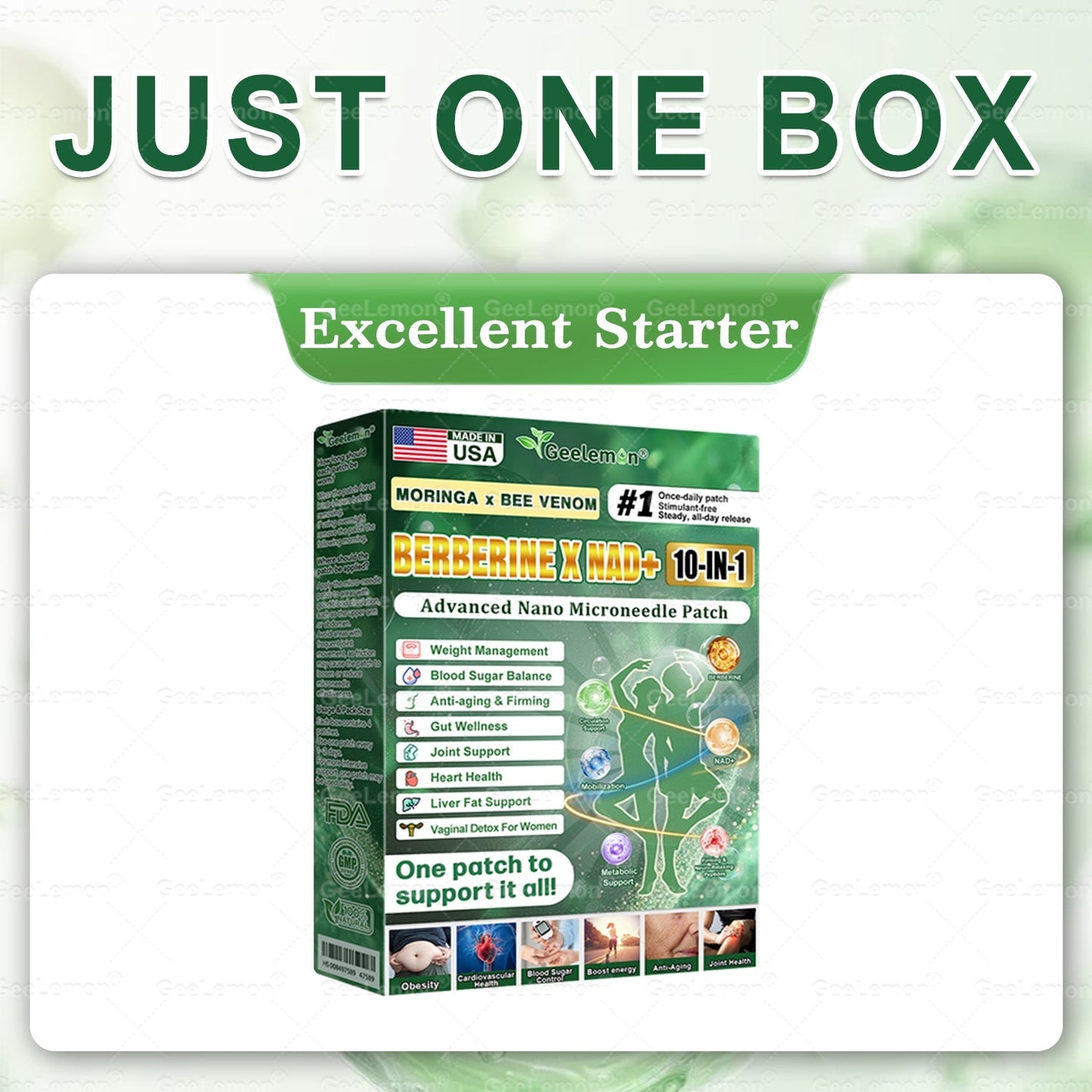 🧑‍⚕️𝐎𝐟𝐟𝐢𝐜𝐢𝐚𝐥 𝐔𝐒 𝐒𝐭𝐨𝐫𝐞 🇺🇸  | 🩺 𝐆𝐞𝐞𝐋𝐞𝐦𝐨𝐧® Moringa · Berberine × NAD+ 𝟏𝟎-𝐢𝐧-𝟏 𝐀𝐝𝐯𝐚𝐧𝐜𝐞𝐝 𝐍𝐚𝐧𝐨 𝐌𝐢𝐜𝐫𝐨𝐧𝐞𝐞𝐝𝐥𝐞 𝐏𝐚𝐭𝐜𝐡 — 𝐎𝐧𝐜𝐞 𝐃𝐚𝐢𝐥𝐲, 𝐕𝐢𝐬𝐢𝐛𝐥𝐞 𝐑𝐞𝐬𝐮𝐥𝐭𝐬 𝐢𝐧 𝟕 𝐃𝐚𝐲𝐬