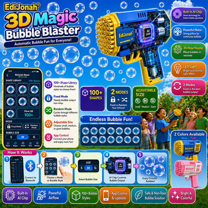 EdiJonah® Super 3D Magical Colorful Bubble Concentrate