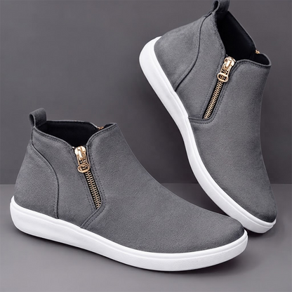 Women's Side-Zip Ankle Sneaker Boots