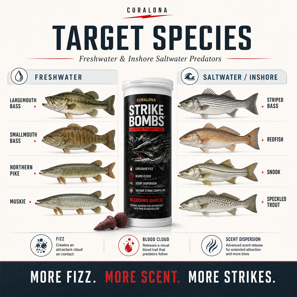 𝐎𝐟𝐟𝐢𝐜𝐢𝐚𝐥 𝐁𝐫𝐚𝐧𝐝 𝐒𝐭𝐨𝐫𝐞 |✅Curalona® Strike Bombs — New Freshwater & Saltwater Bait That Bleeds, Fizzes & Triggers Big Predators
