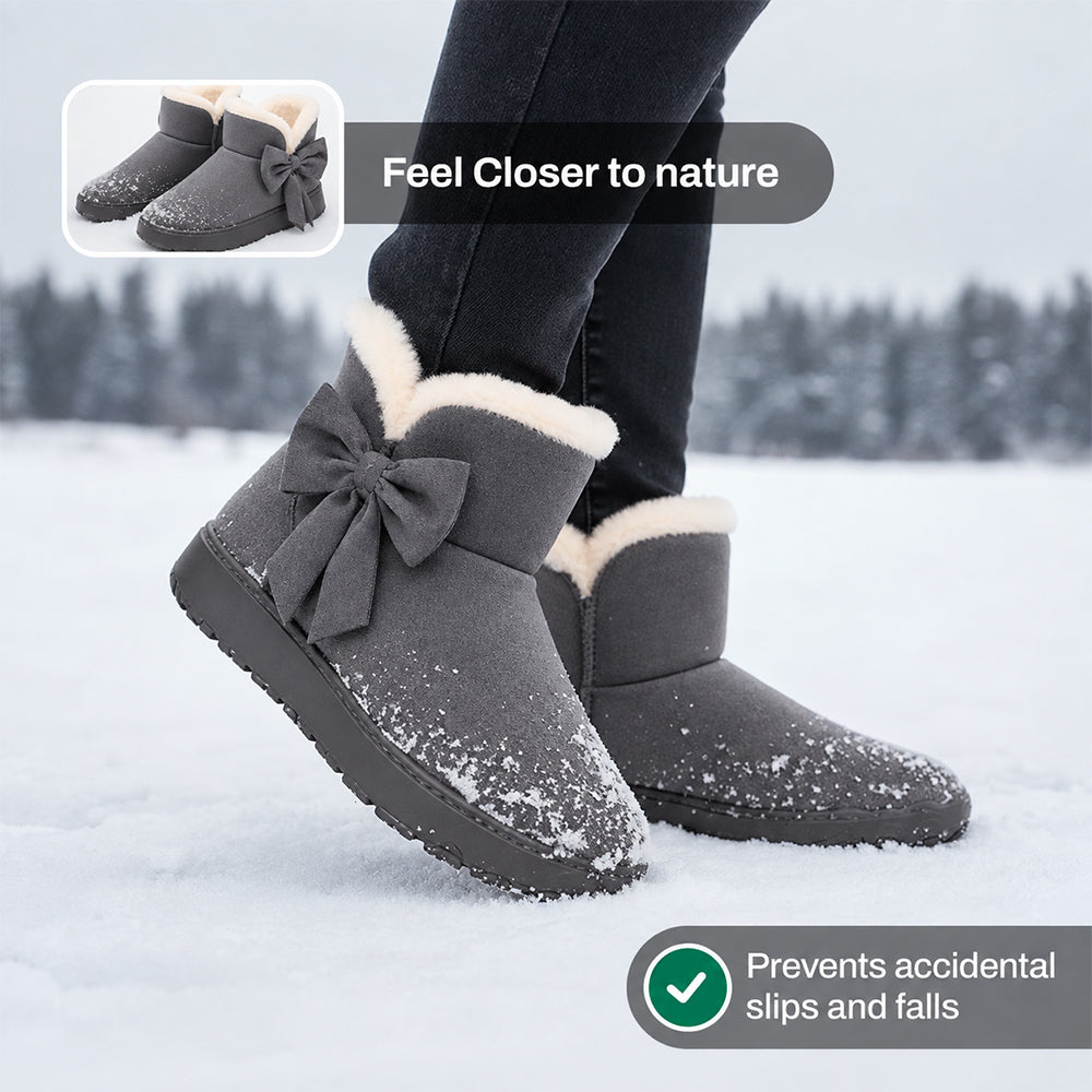 🔥Last Day 50% OFF - Women’s Cute Bow Thick-Lined Warm Orthopedic Shoes