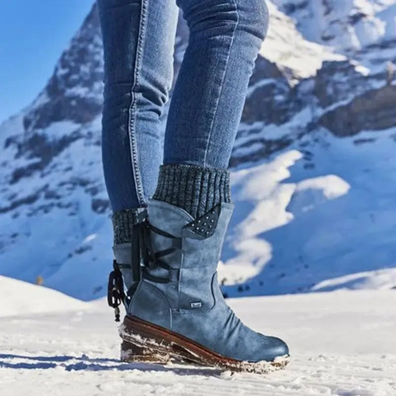 🔥Last Day! 50% OFF - PREMIUM Orthopaedic Waterproof Mid-Calf Boots: Easy-Zip Pain Relief Walking Shoes