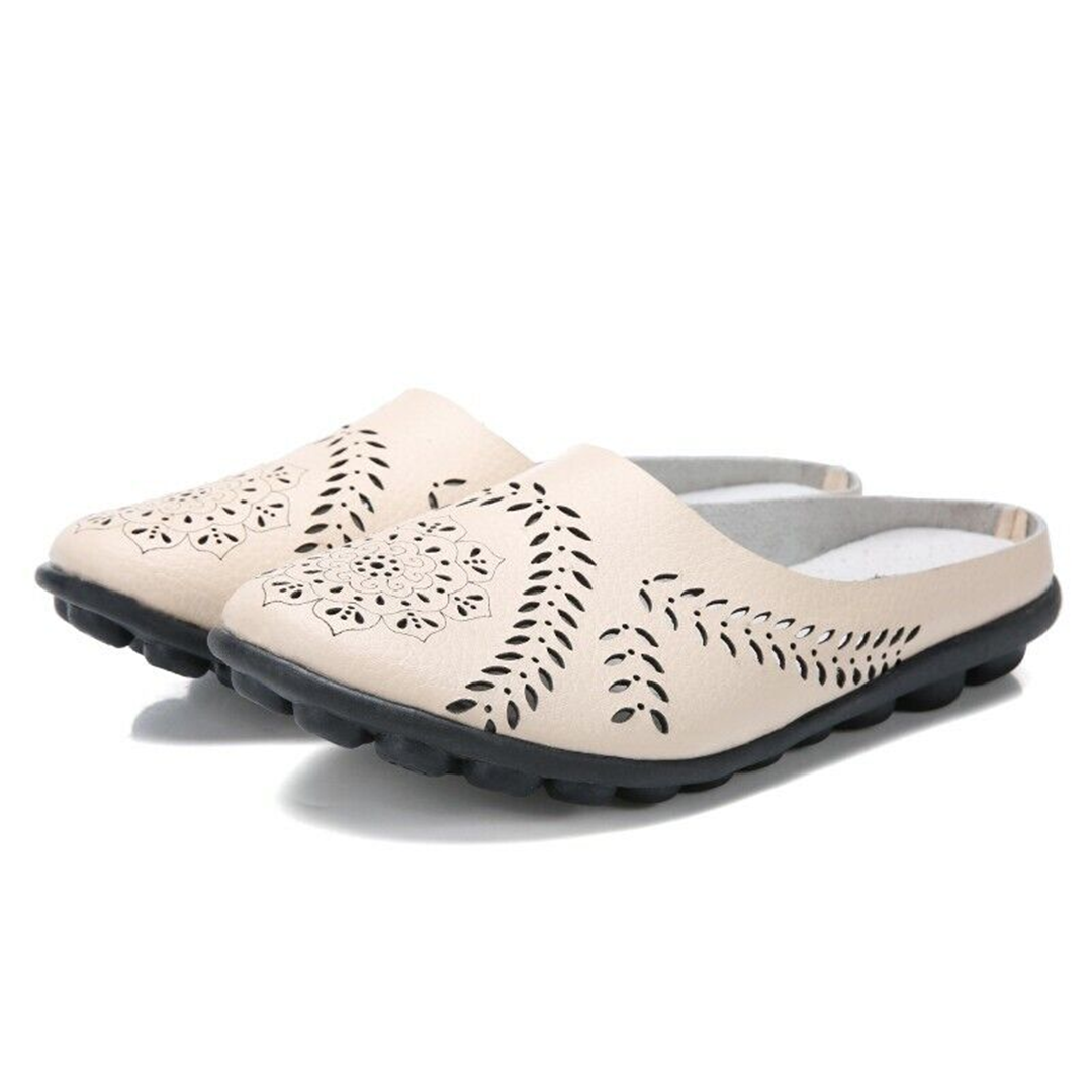 Airfleek Wide Toe Box & Wide Size Leather Mules – New Colors
