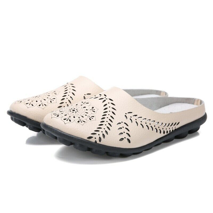 Airfleek Wide Toe Box & Wide Size Leather Mules – New Colors
