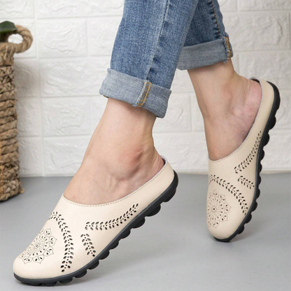 Airfleek Wide Toe Box & Wide Size Leather Mules – New Colors