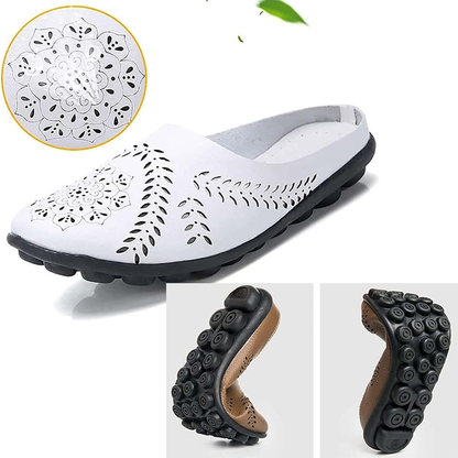 Airfleek Wide Toe Box & Wide Size Leather Mules – New Colors