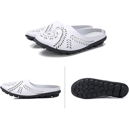 Airfleek Wide Toe Box & Wide Size Leather Mules – New Colors