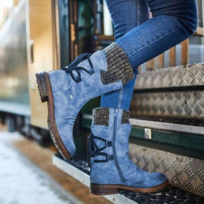 🔥Last Day! 50% OFF - PREMIUM Orthopaedic Waterproof Mid-Calf Boots: Easy-Zip Pain Relief Walking Shoes