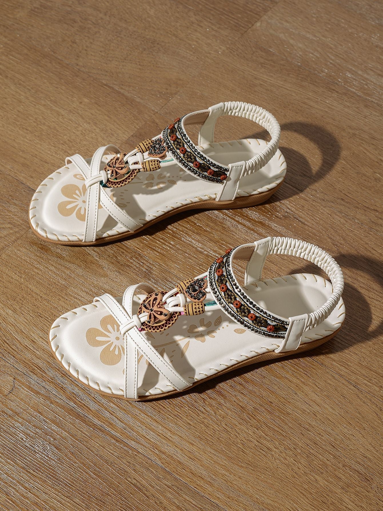 💝 Summer Sale ⭐ Women's Fashion Bohemian Open-Toe Rhinestone Sandals