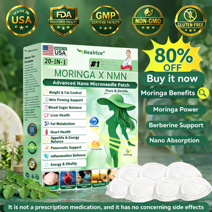 🇺🇸 𝑶𝒇𝒇𝒊𝒄𝒊𝒂𝒍 𝑶𝒏𝒍𝒊𝒏𝒆 𝑺𝒕𝒐𝒓𝒆 |  Healrize®🎄🎄 𝑴𝒐𝒓𝒊𝒏𝒈𝒂 & 𝑩𝒆𝒓𝒃𝒆𝒓𝒊𝒏𝒆 20-𝑰𝑵-1 𝑨𝒅𝒗𝒂𝒏𝒄𝒆𝒅 𝑵𝒂𝒏𝒐 𝑴𝒊𝒄𝒓𝒐𝒏𝒆𝒆𝒅𝒍𝒆 𝑷𝒂𝒕𝒄𝒉 (𝐎𝐧𝐜𝐞 𝐃𝐚𝐢𝐥𝐲, 𝐯𝐢𝐬𝐢𝐛𝐥𝐞 𝐜𝐡𝐚𝐧𝐠𝐞𝐬 𝐢𝐧 𝟕 𝐝𝐚𝐲𝐬）✅ 𝐎𝐛𝐞𝐬𝐢𝐭𝐲, 𝐃𝐢𝐚𝐛𝐞𝐭𝐞𝐬, 𝐒𝐥𝐞𝐞𝐩 𝐀𝐩𝐧𝐞𝐚, 𝐀𝐧𝐝 𝐉𝐨𝐢𝐧𝐭 𝐈𝐬𝐬𝐮𝐞𝐬
