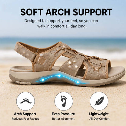 🏆 2026 Best Seller – Women’s Most Wanted Soft Arch Support & Adjustable Sandals ☁️💆‍♀️