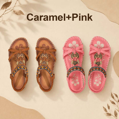 💝 Summer Sale ⭐ Women's Fashion Bohemian Open-Toe Rhinestone Sandals