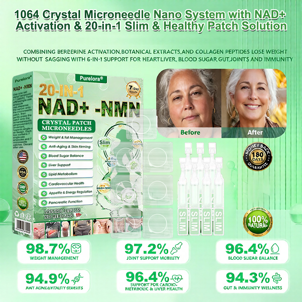 🔥New Releases| Purelora® Crystal Microneedle Nano System with NAD⁺ Activation & 20-in-1 Slim & Healthy Pacth Solution