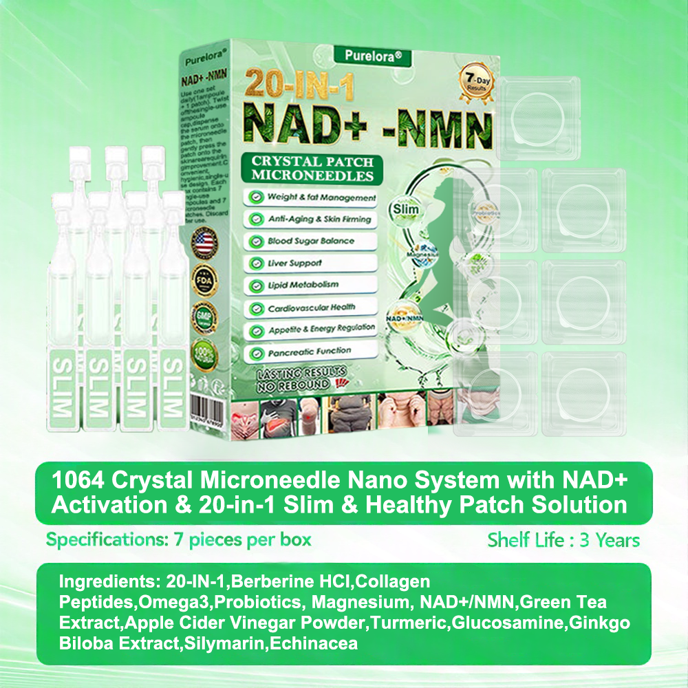 🔥New Releases| Purelora® Crystal Microneedle Nano System with NAD⁺ Activation & 20-in-1 Slim & Healthy Pacth Solution